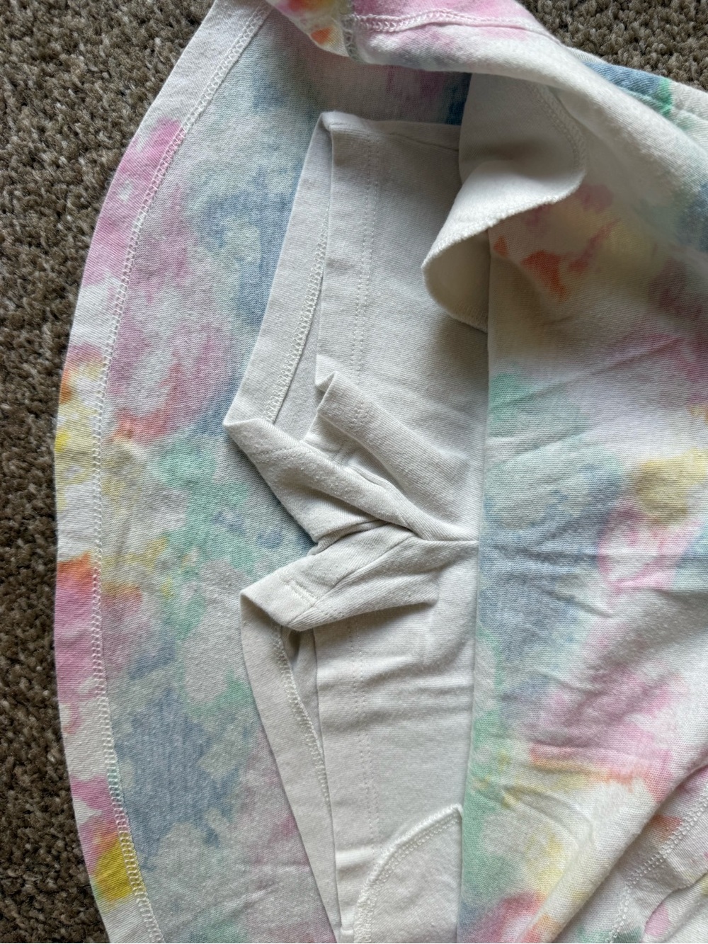 Cat & Jack Pastel Tie-Dye Two-Piece Skort Set (XS) - Picture 6 of 8